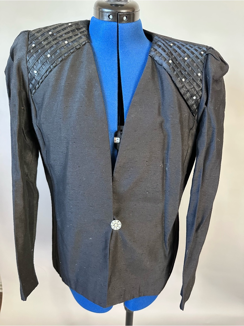 Karen Miller rhinestone Black Tailored Jacket